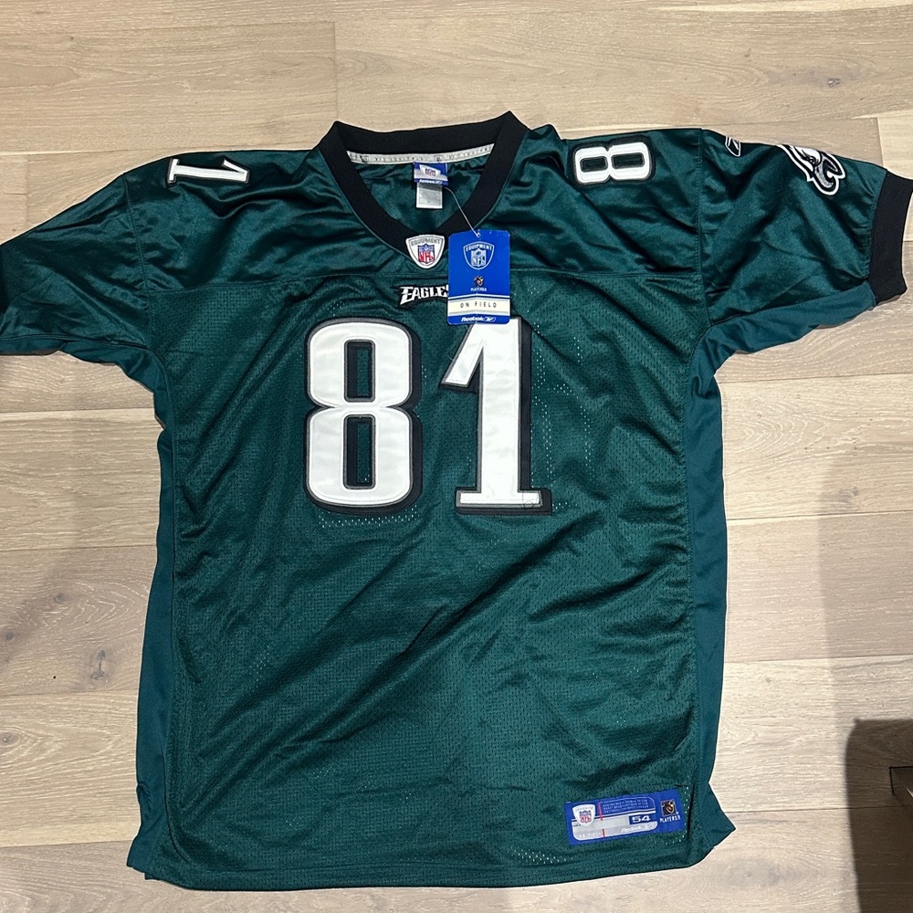 Eagles Owens Green and Black Men's Jersey